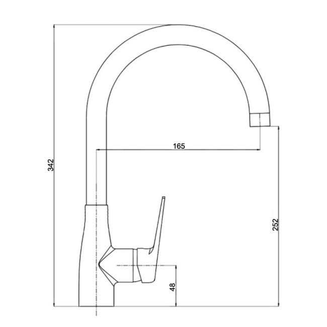 Смеситель для кухни Qtap Integrа CRM 007 2