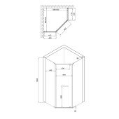 Душевая кабина Lidz Dozorca SC90x90.CRM.LOW.TR, стекло прозрачное 6 мм без поддона Душевая кабина Lidz Dozorca SC90x90.CRM.LOW.TR, стекло прозрачное 6 мм без поддона