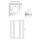 Душевая кабина Lidz Wiezak SC80x80.SAT.LOW.L, стекло Linie 4 мм без поддона Душевая кабина Lidz Wiezak SC80x80.SAT.LOW.L, стекло Linie 4 мм без поддона