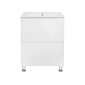 Комплект Qtap Tern 600х725х437 White тумба підлогова + раковина урізна QT1771TNL6013060CW
