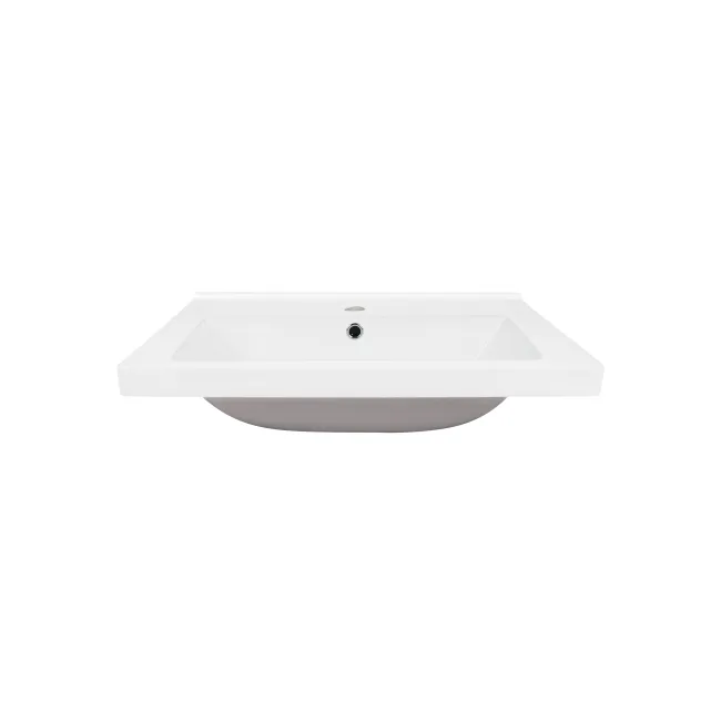 Раковина Qtap Albatross 5C 600х480х210 White с донным клапаном QT01115060CW