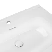Раковина Qtap Albatross 5H 800х500х210 White з донним клапаном QT01115080HW
