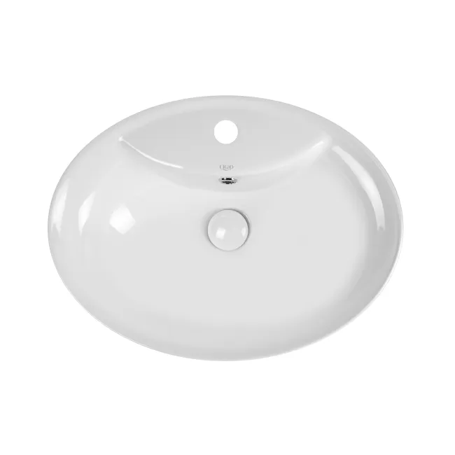 Раковина Qtap Stork 546х406х180 White с донным клапаном QT1511L737W Раковина Qtap Stork 546х406х180 White с донным клапаном QT1511L737W