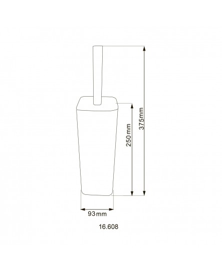 Йоржик підлоговий HOTEC 16.608 Stainless Steel