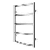 Сушарка для рушників водяна Lidz Trapezium (CRM) D38/25 400x700 P5