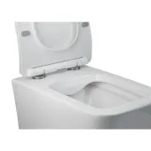 Комплект Qtap инсталляция Nest M425-M06CRM + унитаз с сиденьем Crow QT05335170W + набор для гигиенического душа со смесителем Inspai-Varius CRM 201