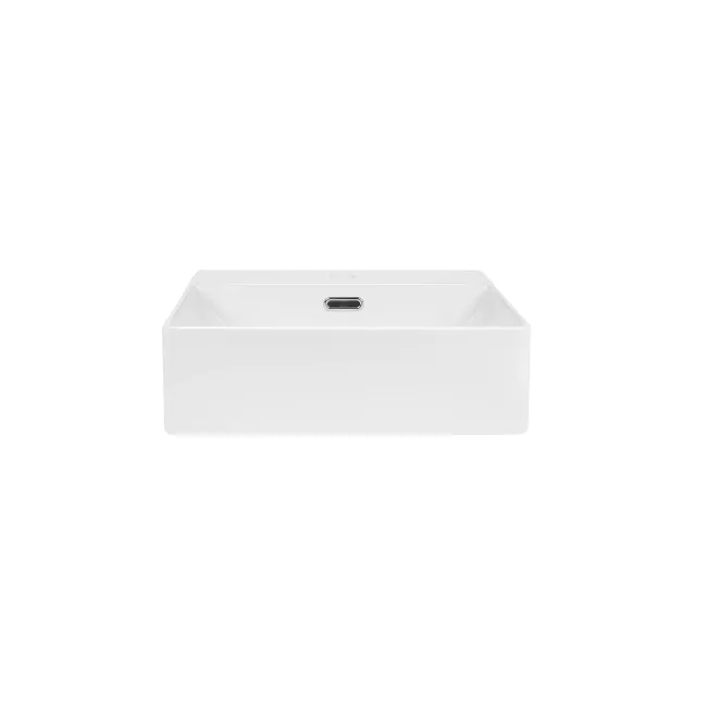 Раковина Qtap Nando C 405х405х125 White с донным клапаном QT12117040CW