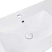 Раковина Qtap Albatross E 1000х460х180 White с донным клапаном QT01119100EW
