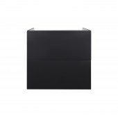 Тумба підвісна Qtap Tern 600х580х437 Matt black QT1774TPL602MB