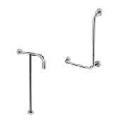 Поручень двойной для унитаза Qtap Freedom 550х700, 575х575 Chrome QT2291LTW Поручень двойной для унитаза Qtap Freedom 550х700, 575х575 Chrome QT2291LTW