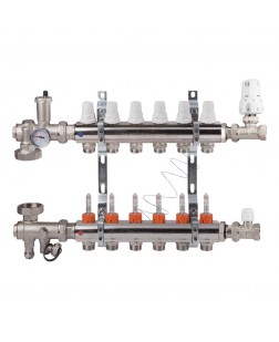 Колекторна група Icma 3/4" 6 виходів, з витратоміром №A3K013