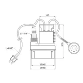 Насос дренажний Womar SNQ350-1 0,35 кВт