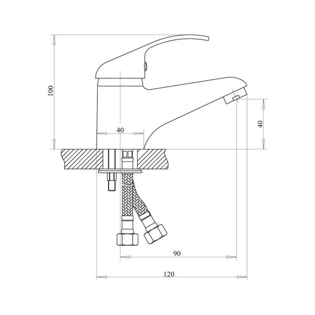 Смеситель для раковины SW Gromix 001 2