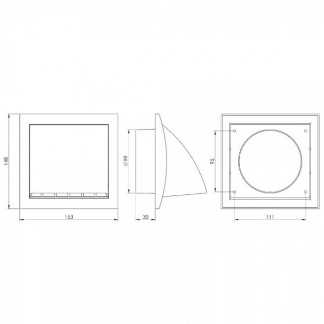 Вытяжной колпак EUROPLAST ND10FVP