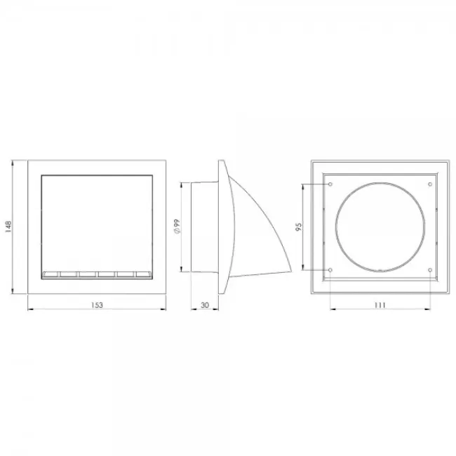 Вытяжной колпак EUROPLAST ND10FV