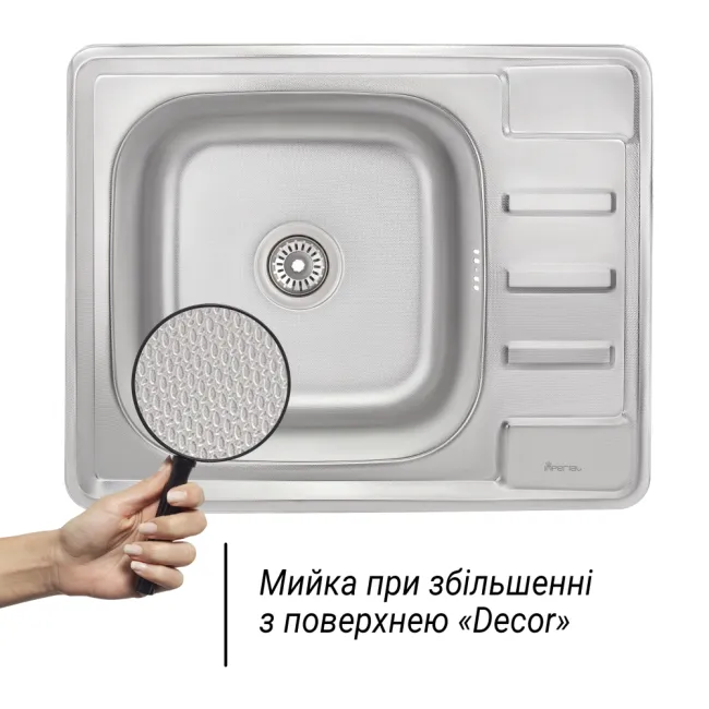 Кухонна мийка Imperial 6350 Decor (IMP6350DEC)
