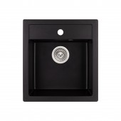 Кухонная мойка Qtap CS 5046 Black (QT5046BLA404)