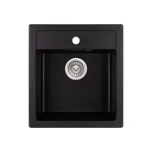 Кухонная мойка Qtap CS 5046 Black (QT5046BLA404)