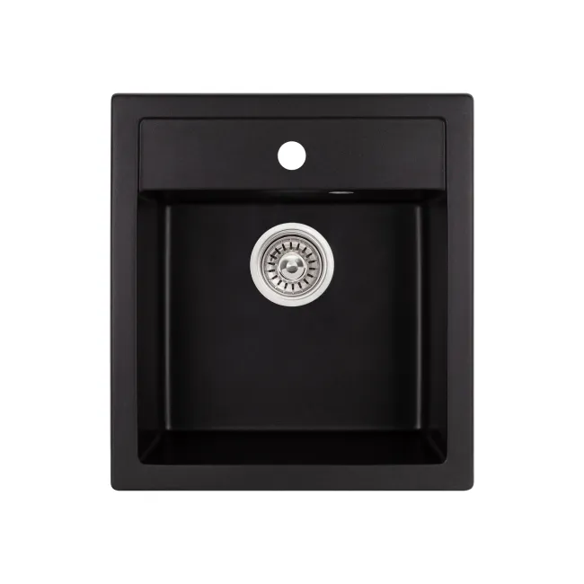 Кухонная мойка Qtap CS 5046 Black (QT5046BLA404)