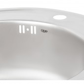 Кухонная мойка Qtap D510 0,8 мм Satin (QTD510SAT08)