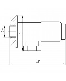 Кран-дозатор для унітаза TREMOLADA ТREMO-472