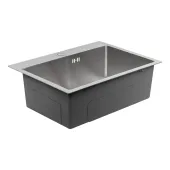 Кухонна мийка Qtap D6050 2.7/1.0 мм Satin (QTD605010)