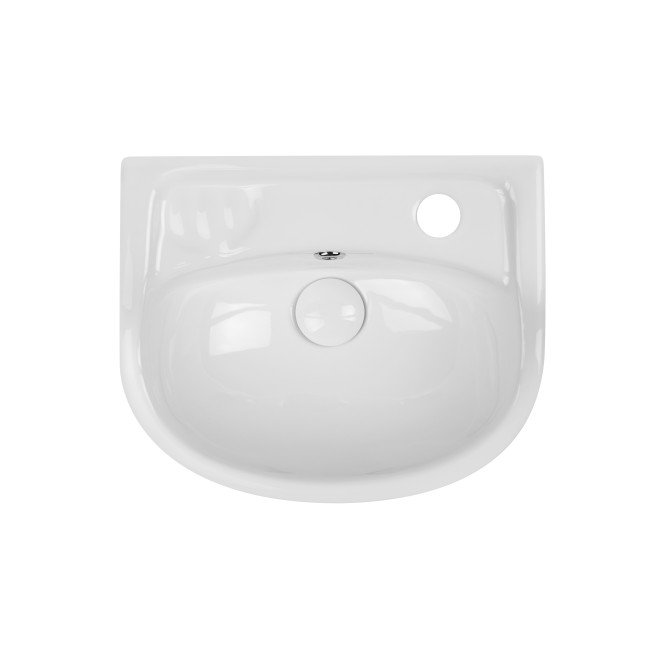 Раковина напольная с пьедесталом детская Qtap Baby 375x305x520 White с донным клапаном QT2311LP304BW Раковина напольная с пьедесталом детская Qtap Baby 375x305x520 White с донным клапаном QT2311LP304BW