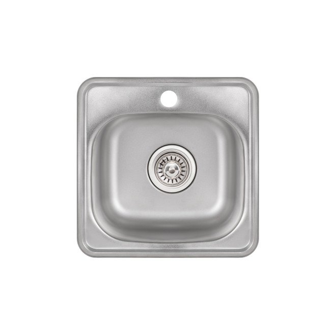 Кухонная мойка Lidz 3838 0,6 мм Satin (LIDZ3838POL06)