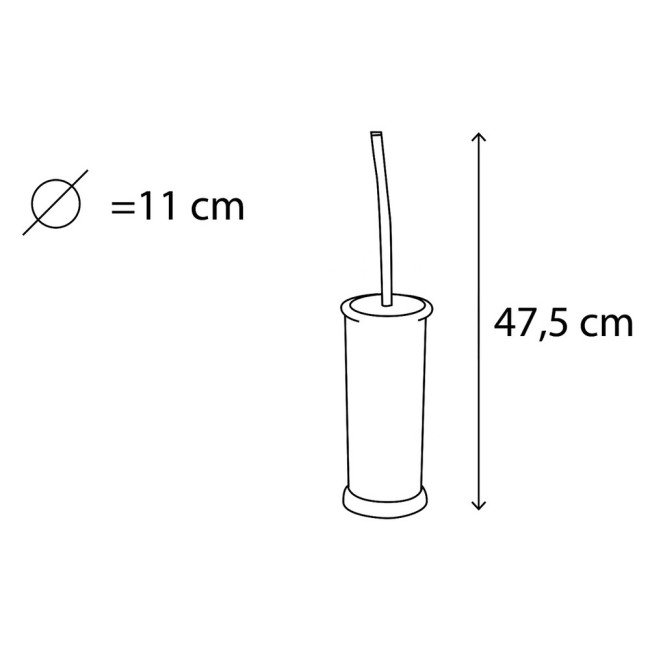 Йоржик для унітаза Bianchi Drop ACBDRP140000CRM Йоржик для унітаза Bianchi Drop ACBDRP140000CRM
