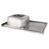 Кухонная мойка Lidz 5080-L 0,8 мм Polish (LIDZ5080LPOL08)