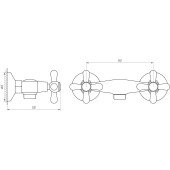 Смеситель для кухни DOMINO DMF-029-SHARM-WS Смеситель для кухни DOMINO DMF-029-SHARM-WS