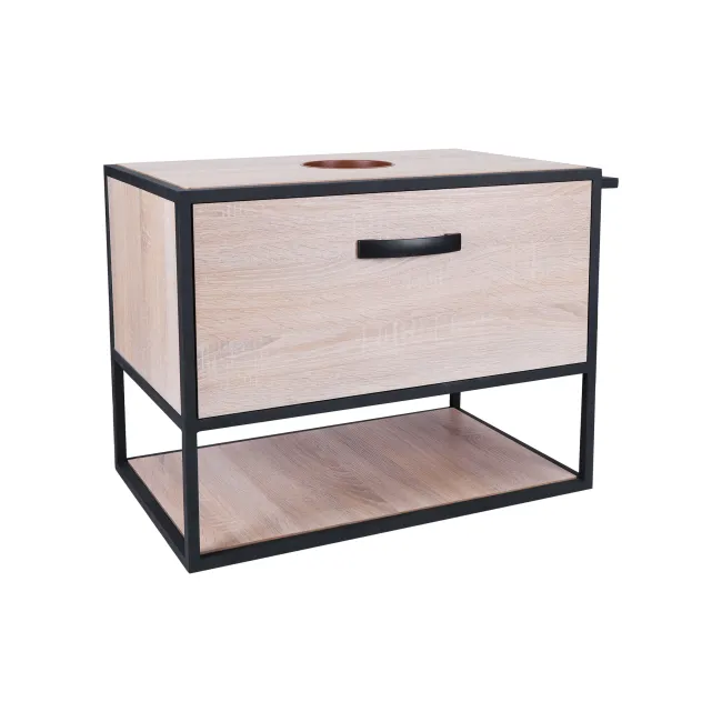 Тумба підвісна Qtap Taurus 700х476х469 Whitish oak зі стільницею QT2479TPT703WO Тумба підвісна Qtap Taurus 700х476х469 Whitish oak зі стільницею QT2479TPT703WO