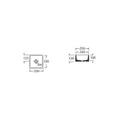 Раковина-чаша Azzurra Lavabi arredo GEO25B1 Shiny white