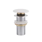 Раковина-чаша Qtap Kalao 440х440х140 White с донным клапаном QT0811K462W
