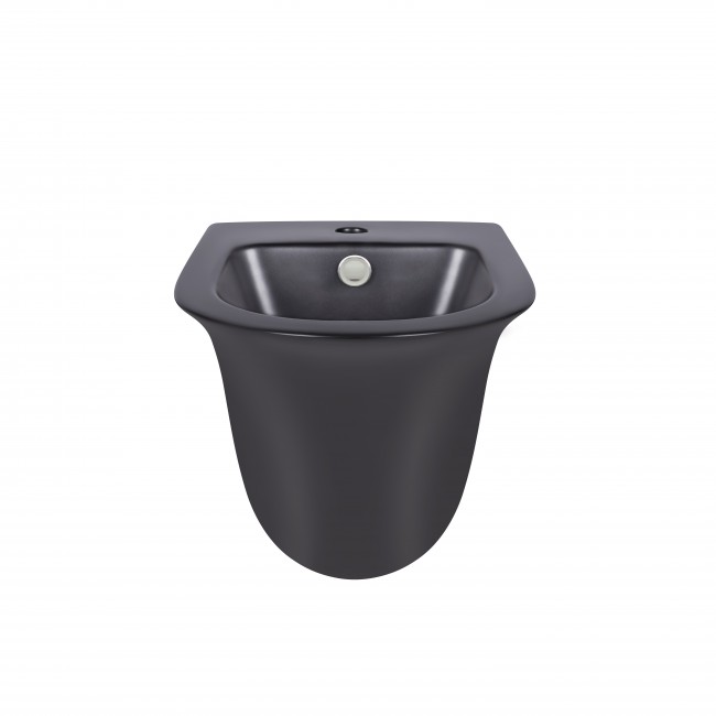 Біде підвісне Qtap Virgo 485х345х365 Matt black QT1855051FMB