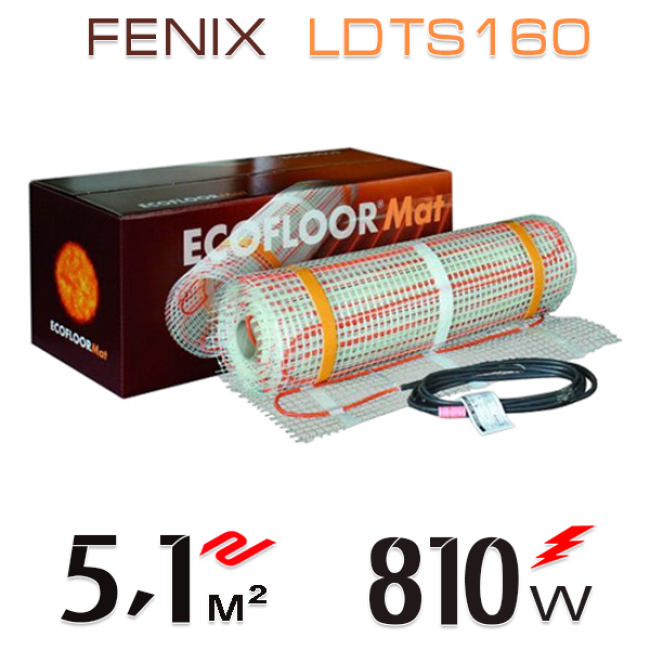 Нагревательный мат Fenix LDTS 160 Вт/м - 5,1 кв.м