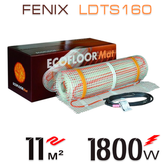 Нагревательный мат Fenix LDTS 160 Вт/м - 11 кв.м