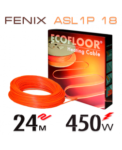 Нагревательный кабель Fenix ASL1P 18 Вт - 24 м