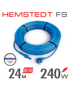 Нагрівальний кабель Hemstedt FS 10 Вт - 24 м