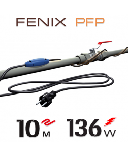 Нагрівальний кабель двожильний Fenix PFP 12 Вт/м з вбудованим термостатом - 10 м.п.