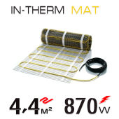 Нагревательный мат In-Therm 200 Вт - 4,4 кв.м Нагревательный мат In-Therm 200 Вт - 4,4 кв.м