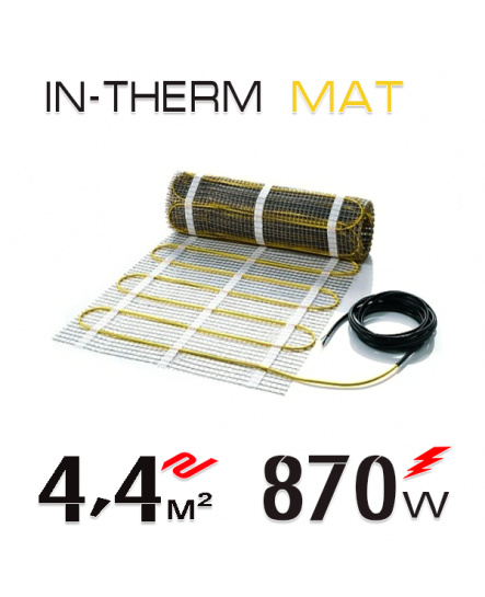 Нагрівальний мат In-Therm 200 Вт - 4,4 кв.м