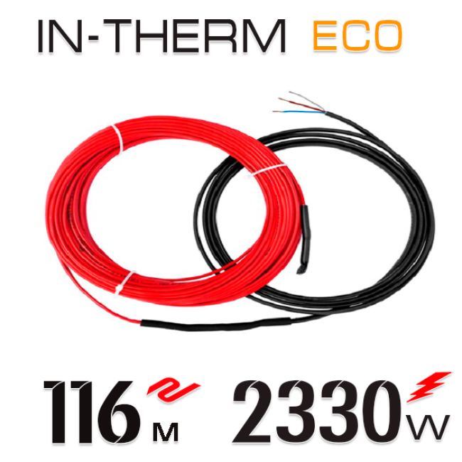 Нагревательный кабель In-Therm ECO 20 Вт - 116 м