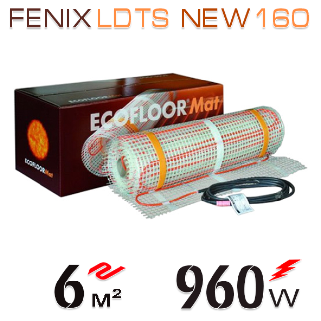 Нагревательный мат Fenix LDTS metric 160 - 6 кв.м