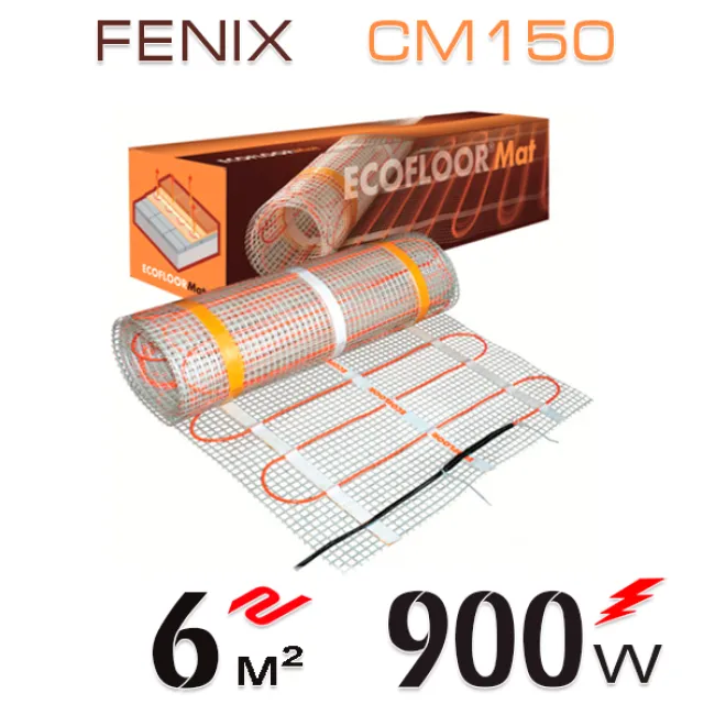 Нагревательный мат Fenix CM 150 Вт/м - 6 кв.м Нагревательный мат Fenix CM 150 Вт/м - 6 кв.м