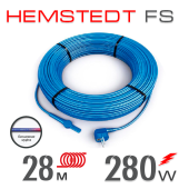 Нагревательный кабель Hemstedt FS 10 Вт - 28 м Нагревательный кабель Hemstedt FS 10 Вт - 28 м