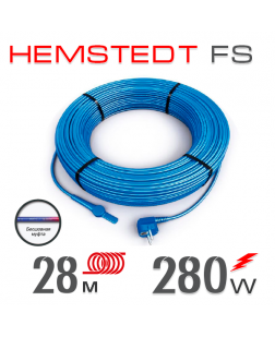 Нагревательный кабель Hemstedt FS 10 Вт - 28 м