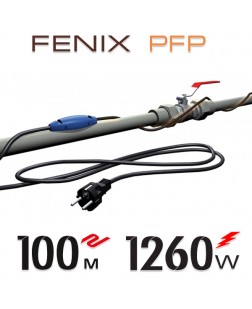 Нагрівальний кабель двожильний Fenix PFP 12 Вт/м з вбудованим термостатом - 100 м.п.