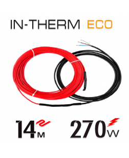 Нагрівальний кабель In-Therm ECO 20 Вт - 14 м