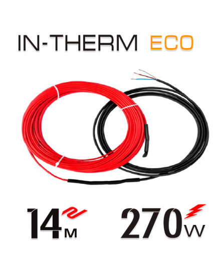 Нагревательный кабель In-Therm ECO 20 Вт - 14 м